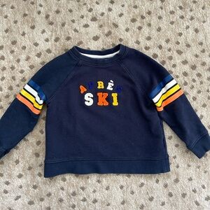 Jamie and Jack size 3 Apre Ski sweatshirt